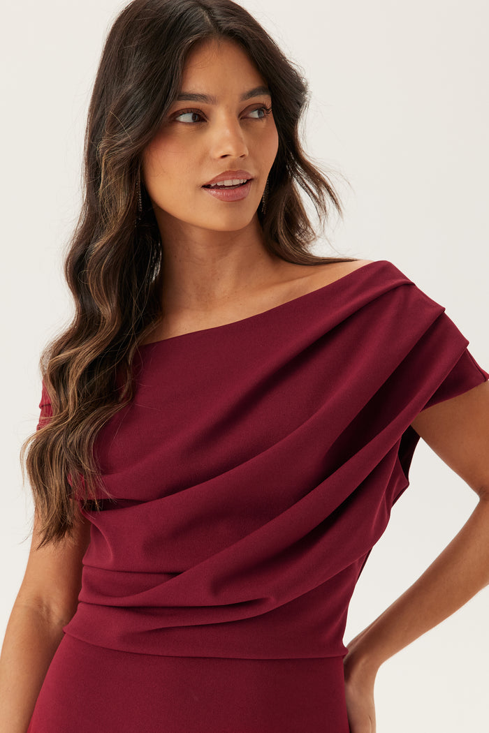 Bubbleroom occasion - Bubbleroom Occasion - Asymmetric Draped Maxi ...