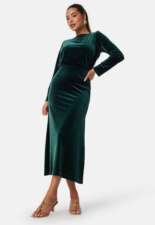 velvet midi dress green Buy Love & Roses Flute Sleeve from Next USA Midi length Sizing Roberto Cavalli Green Velvet Devor