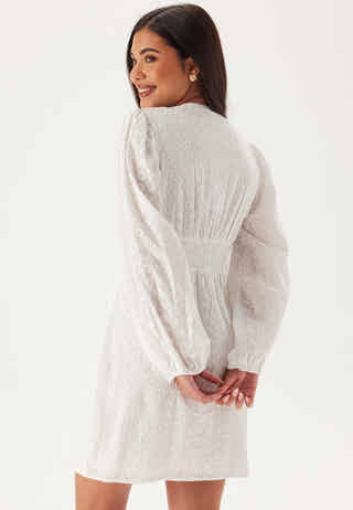Broderie Anglaise Balloon Sleeve Dress