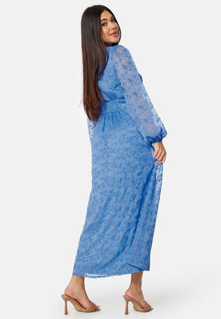 Embroidered Midi Dress