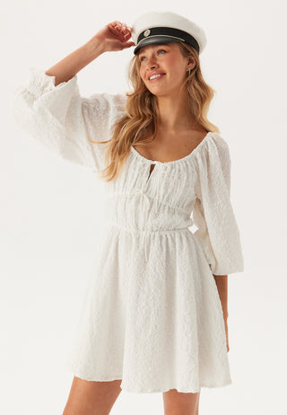 Diamond Neck Dress
