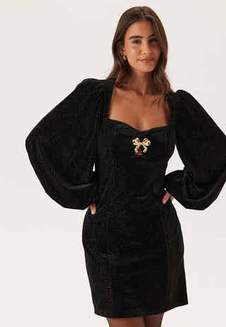 Embellished Bow Dress