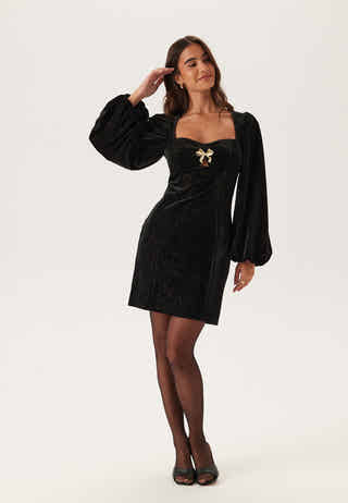 Embellished Bow Dress