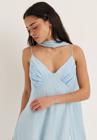 High Low Sheer Dress