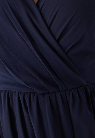 High-Low Sleeveless Chiffon Dress