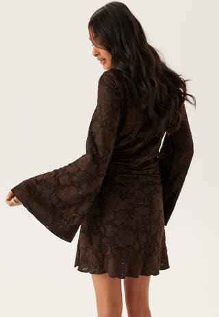 Jacquard Stretch Short Dress