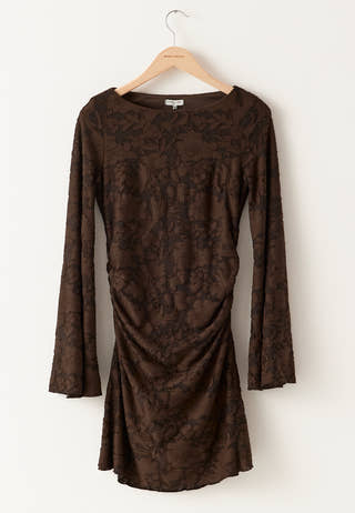 Jacquard Stretch Short Dress