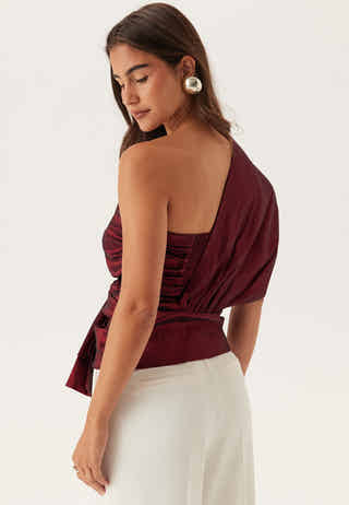One Shoulder Bow Top