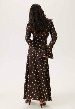 Ruched Front Midi Dress