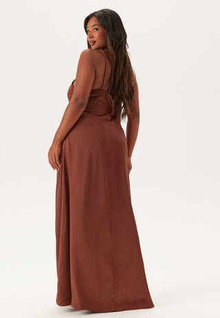 Satin Strap Gown