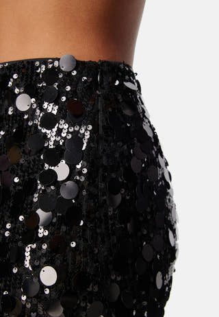 Sequin Ankle Skirt