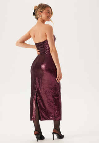 Sequin Bandeau Dress