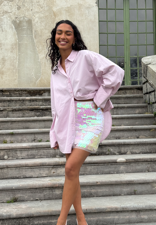 Sequin Mini Skirt