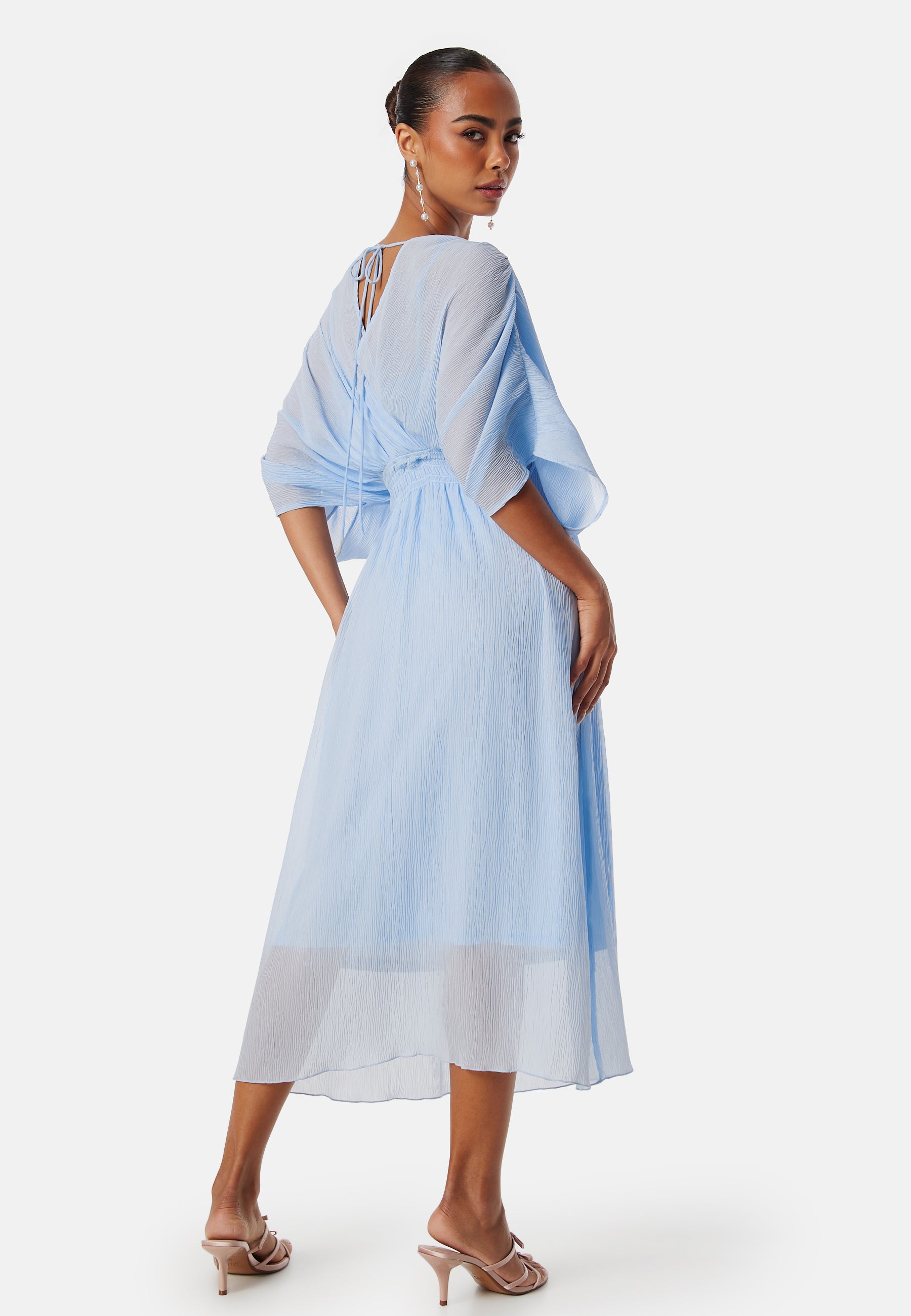 Bubbleroom occasion – Structured Maxi Dress – Blue – Blue