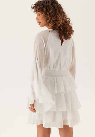 Triple Flounce Short Dress