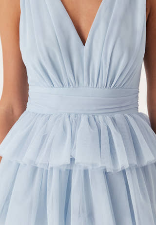Tulle Frill Gown