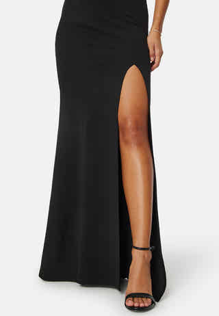 Twist Off Shoulder Gown