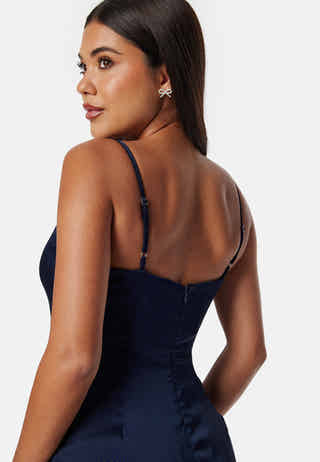 Waterfall Satin Gown