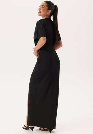 Wrap Slit Maxi Dress