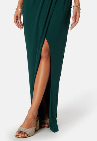 Wrap Slit Maxi Dress