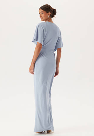Wrap Slit Maxi Dress