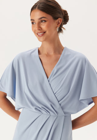 Wrap Slit Maxi Dress