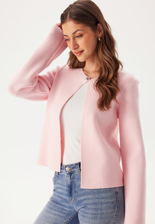 bubbleroom-one-button-cardigan-light-pink