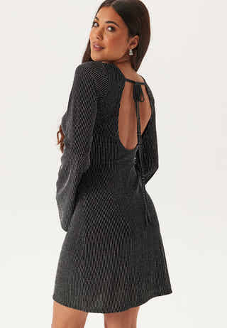 Open Back Sparkling Dress