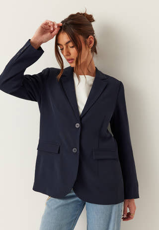 Oversized L/S blazer