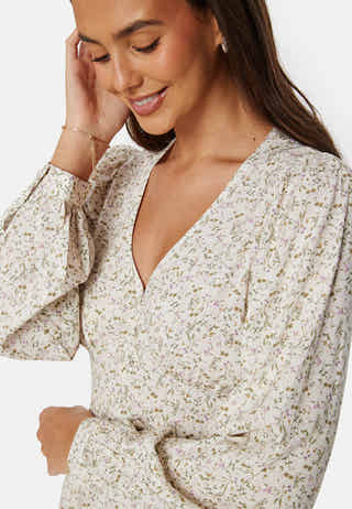 Viscose V-neck Maxi Dress