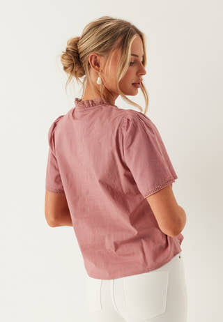 Pleated Detail Blouse