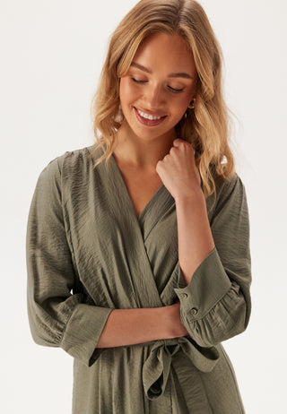 bubbleroom-puff-sleeve-structured-dress-khaki-green_2