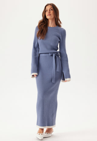 bubbleroom-round-neck-rib-knitted-maxi-dress-dusty-blue