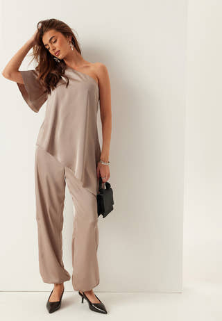 Satin Balloon Trousers