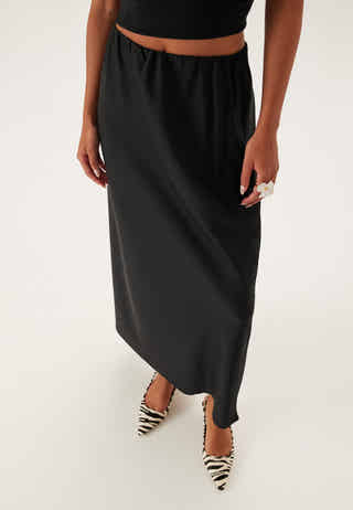 Satin Midaxi Skirt