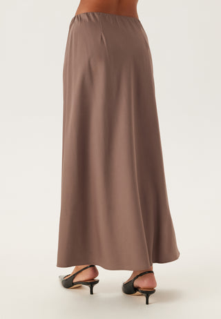 Satin Midaxi Skirt