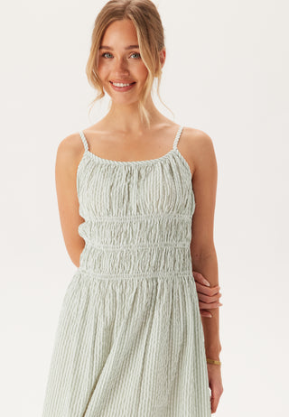 Seersucker Smock Dress