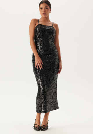 Sequin Strap Dress