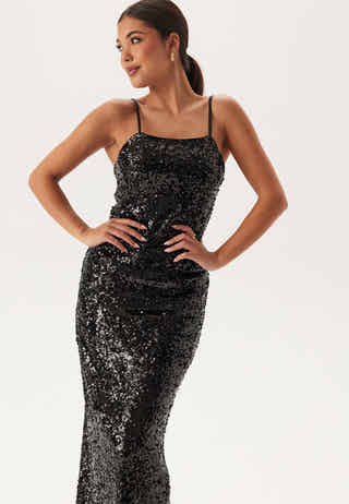 Sequin Strap Dress