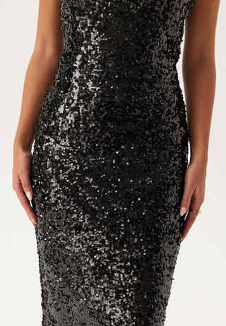 Sequin Strap Dress