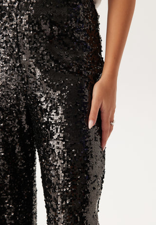 Sequin Wide Trousers
