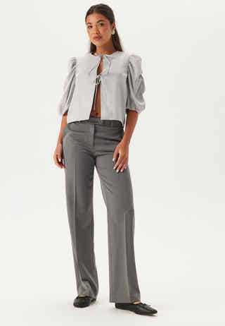 Short Puff Sleeve Blouse