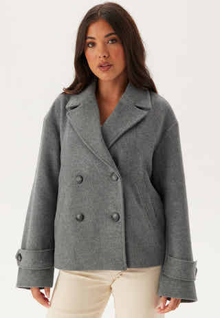 Short Wool Blend Jacket