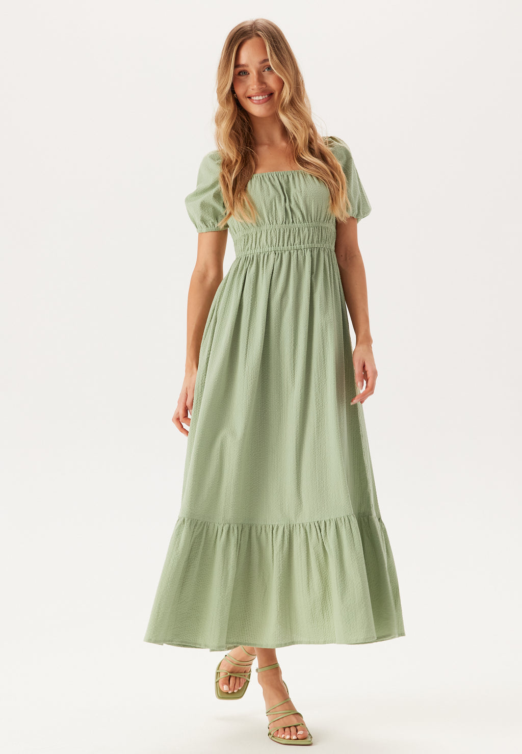 light green cotton dress Lime Cotton Linen A-Line Mini Dress – PinkBlush