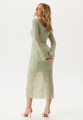 Square Neck Lace Dress