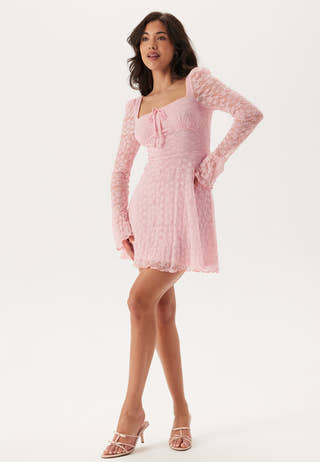 Square Neck Lace Dress