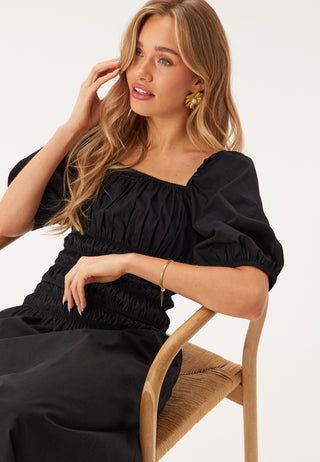 Square Neck Smock Top