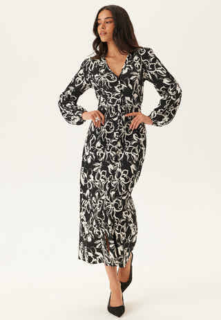 Structure Button Midi Dress