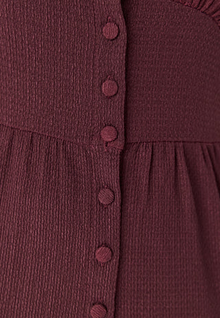 Structure Button Midi Dress