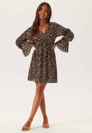 Structure Flounce Short Dress